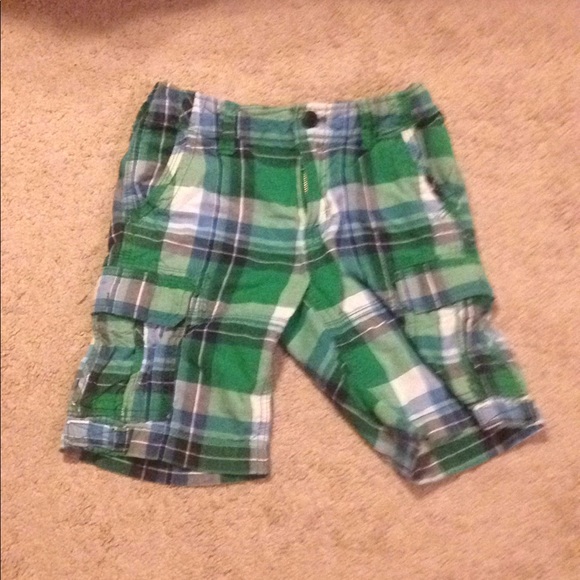 Green white and blue boys shorts - Picture 1 of 1